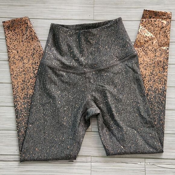 Beyond Yoga Ombre Sparkling Rose Gold Leggings in Gray Size XS - Picture 8 of 12